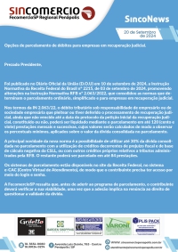 Opções de parcelamento de débitos para empresas em recuperação judicial.